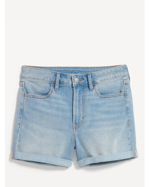 High-Waisted Wow Jean Shorts for Women -- 3-inch inseam