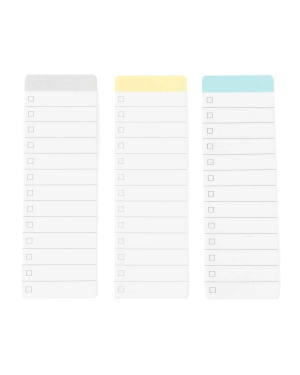 3-Color Sticky Note Checklist