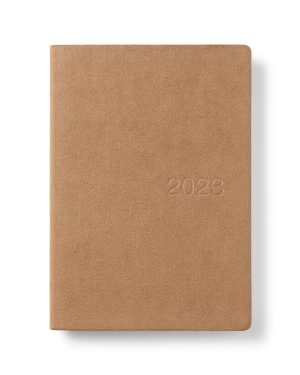 2023 Faux Suede Cover Monthly/Weekly Planner