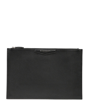 Large Antigona Pouch in Grained Leather