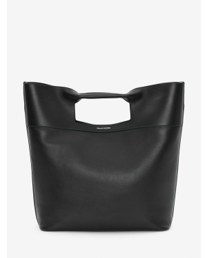 The Square Bow Small in Black