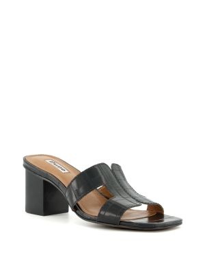 Jupe Mid Block Heel Mules