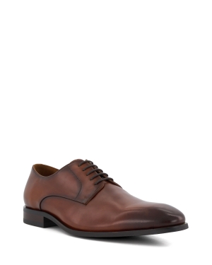 Secretive Burnished Toe Lace-Up Shoes