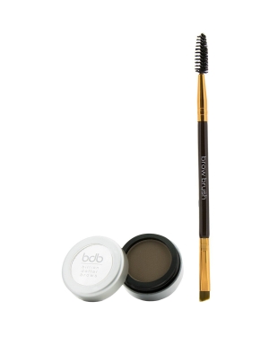 60 Seconds To Beautiful Brows Kit (1x Brow Powder, 1x Dual Ended Brow Brush)