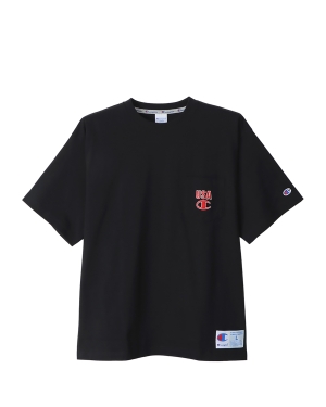 Japan Line Short Sleeve Pocket T-Shirt Black