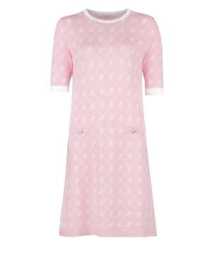 KNITTED JACQUARD DRESS