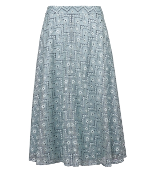 FLORAL SCALLOP LACE DRESS