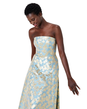 floral medley brocade dress