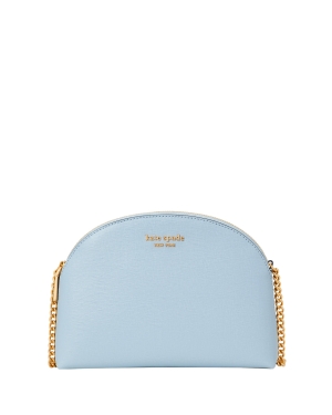 Morgan Double-zip Dome Crossbody Harmony Blue