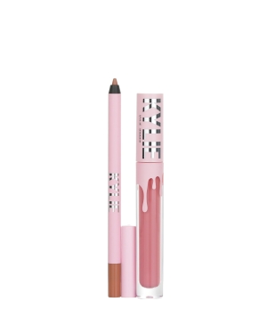 Matte Lip Kit: Matte Liquid Lipstick 3ml + Lip Liner 1.1g - # 808 Kylie Matte
