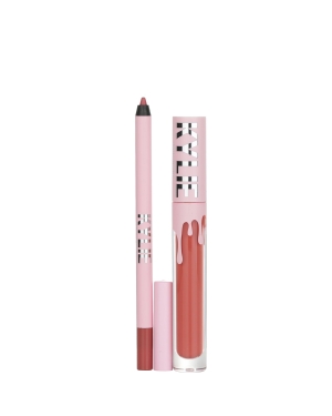 Matte Lip Kit: Matte Liquid Lipstick 3ml + Lip Liner 1.1g - # 505 Autumn Matte