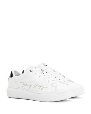 Tommy Hilfiger Women's Signature Tommy Leather Cupsol