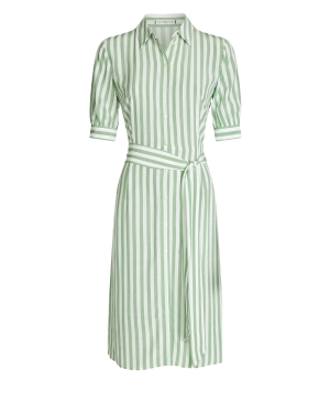 Viscose Knee Shirt Dress 1/2