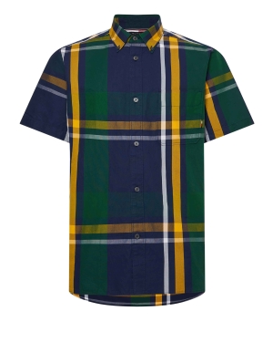 Tommy Hilfiger Men's Wcc Exploded Check Cf Shirt S/S