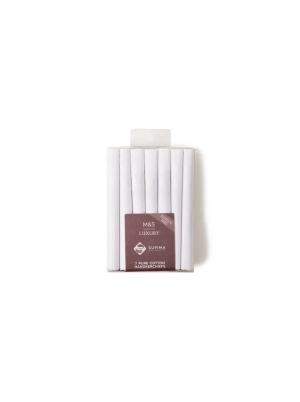 7 Pack Antibacterial Premium Cotton Handkerchiefs with Sanitized Finish°