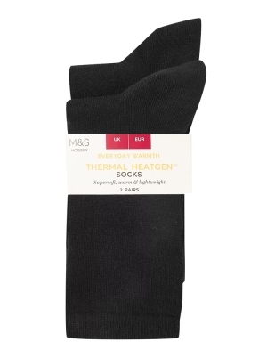 2 Pack Heatgen™ Thermal Ankle High Socks