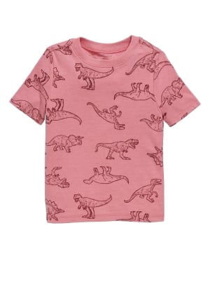 Unisex Printed Crew-Neck T-Shirt for Toddler
