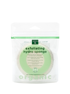 Organic Cotton Exfoliating Hydro Sponge - Round