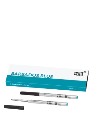 2 Ballpoint Pen Refill Medium, Barbados Blue