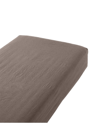 Washed Cotton Fitted Sheet