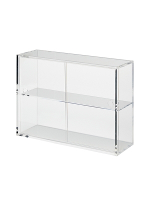 Acrylic Case with Sliding Door