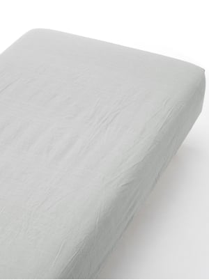 Washed Cotton Fitted Sheet