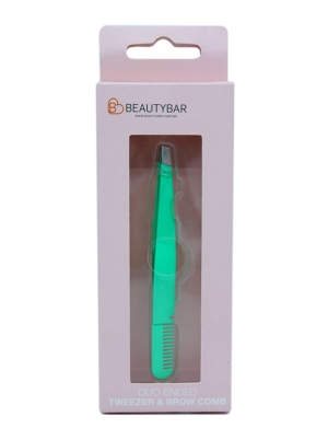 Green Tweezer with Browbrush