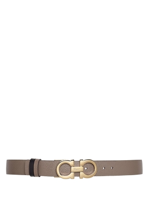 Reversible and Adjustable Gancini Belt