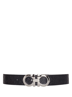 Reversible and Adjustable Gancini Belt