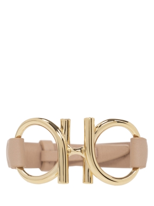 Gancini double-strand bracelet