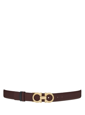 Reversible and Adjustable Gancini Belt