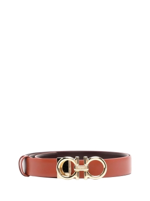 Reversible and Adjustable Gancini Belt