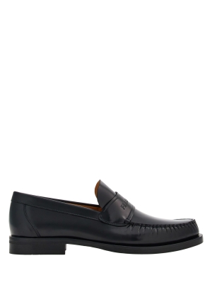 Moccasin with signature