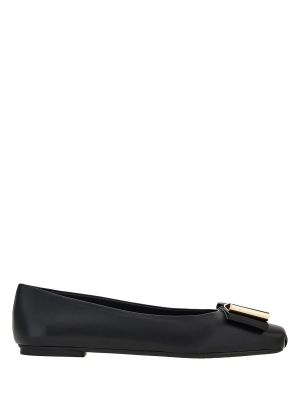 Double-bow ballet flat