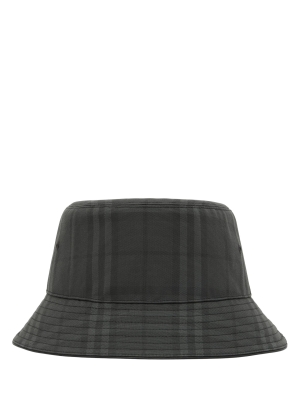 Charcoal Check Bucket Hat