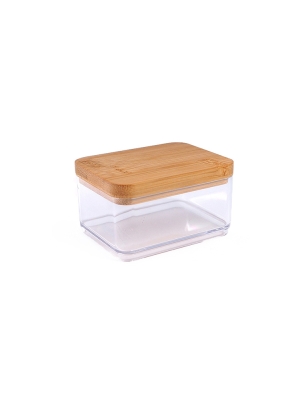 Stationery Box with Bamboo Lid