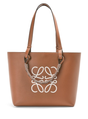 Small Anagram Tote in classic calfskin