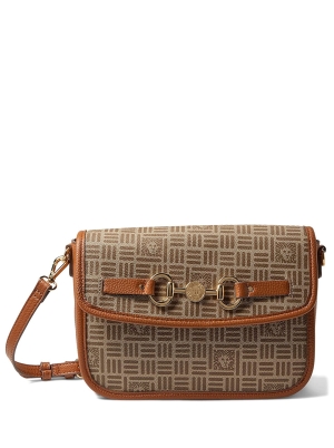 Tile Lion Logo Crossbody Bag