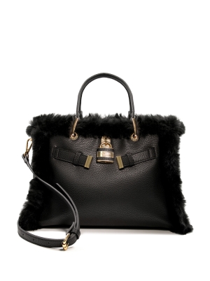 Dewsbury Large Faux Fur Lined Tote Bag