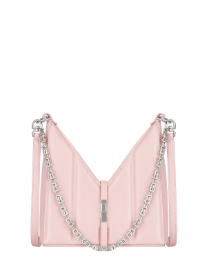 Mini Cut Out bag in padded leather with chain