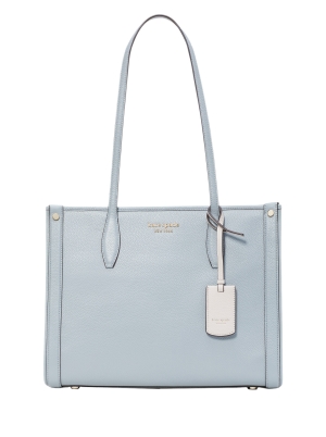 Market Pebbled Leather Medium Tote Ocean Beach