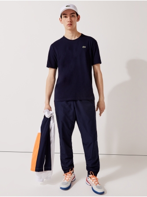 Men’s Lacoste Sport Crew Neck Breathable Cotton Blend T-shirt