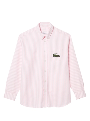 Unisex Striped Print Crocodile Shirt