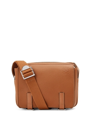 XS Military messenger bag in soft grained calfskin