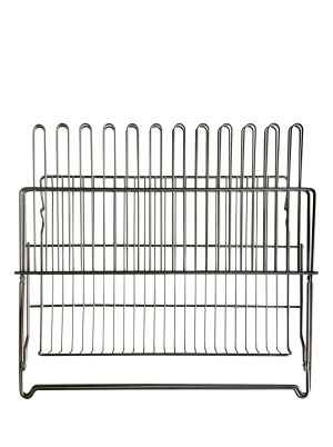 Metallic Folding Dish Rack
