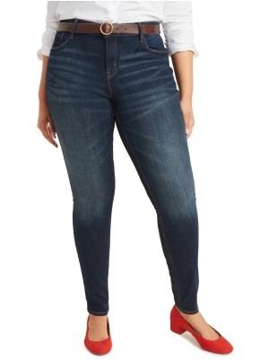 Mid-Rise Rockstar Super Skinny Jeans for Women