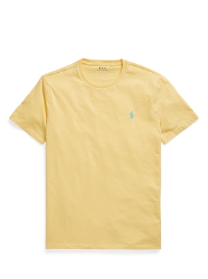 Polo Ralph Lauren Custom Slim Fit Jersey Crewneck T-Shirt Yellow