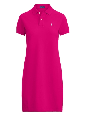 Polo Ralph Lauren Cotton Mesh Polo Dress Pink