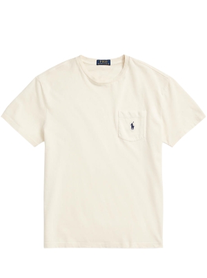 Custom Slim Cotton-Linen Pocket T-Shirt