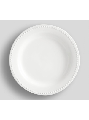 Emma Stoneware Beaded Dinner Plate